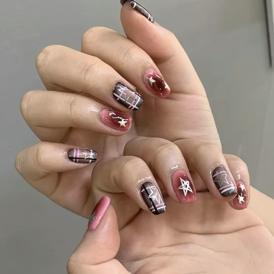 High-Quality Artistic Press-On Nail Art Set