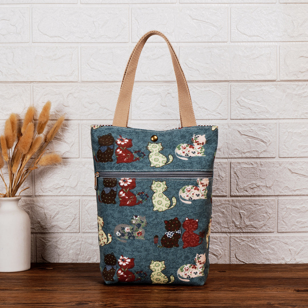 Cat Print Insulated Lunch Bag Stornfield
