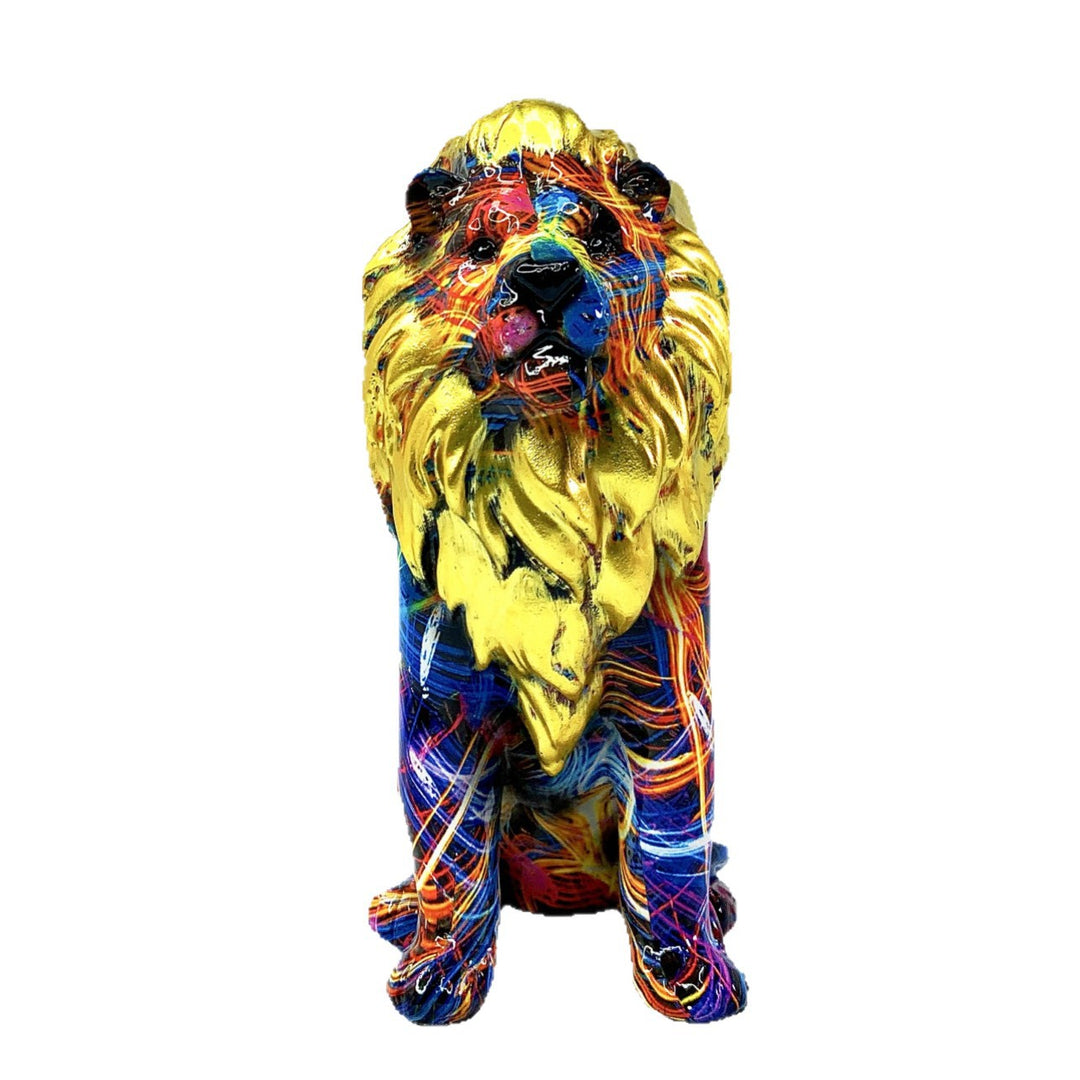 Colorful Lions Sculpture Stornfield