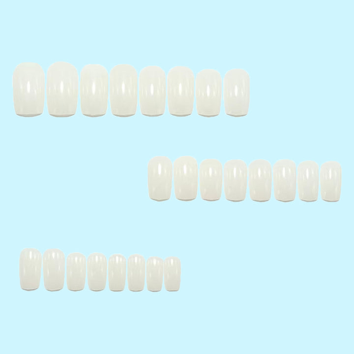 Artificial nails in elegant French design with high-gloss finish Stornfield