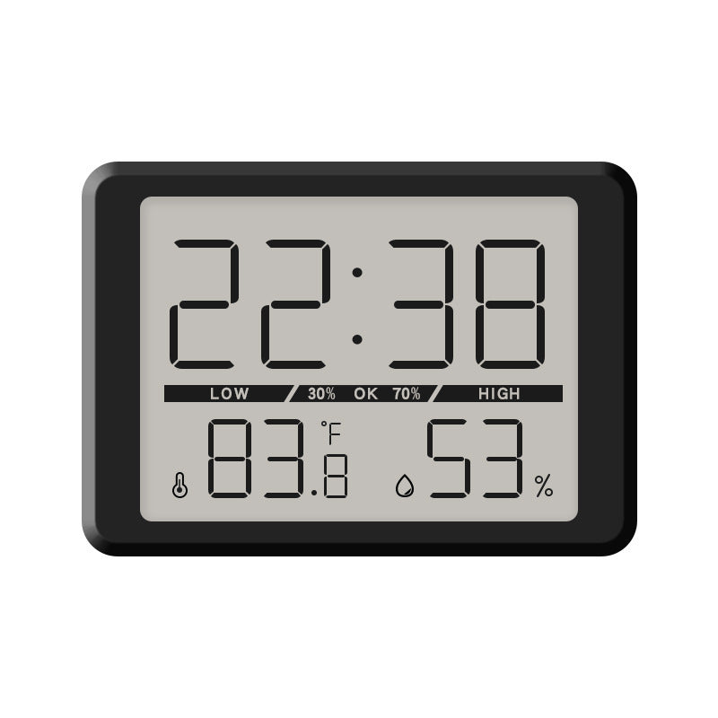 Digital Hygrometer Clock Stornfield