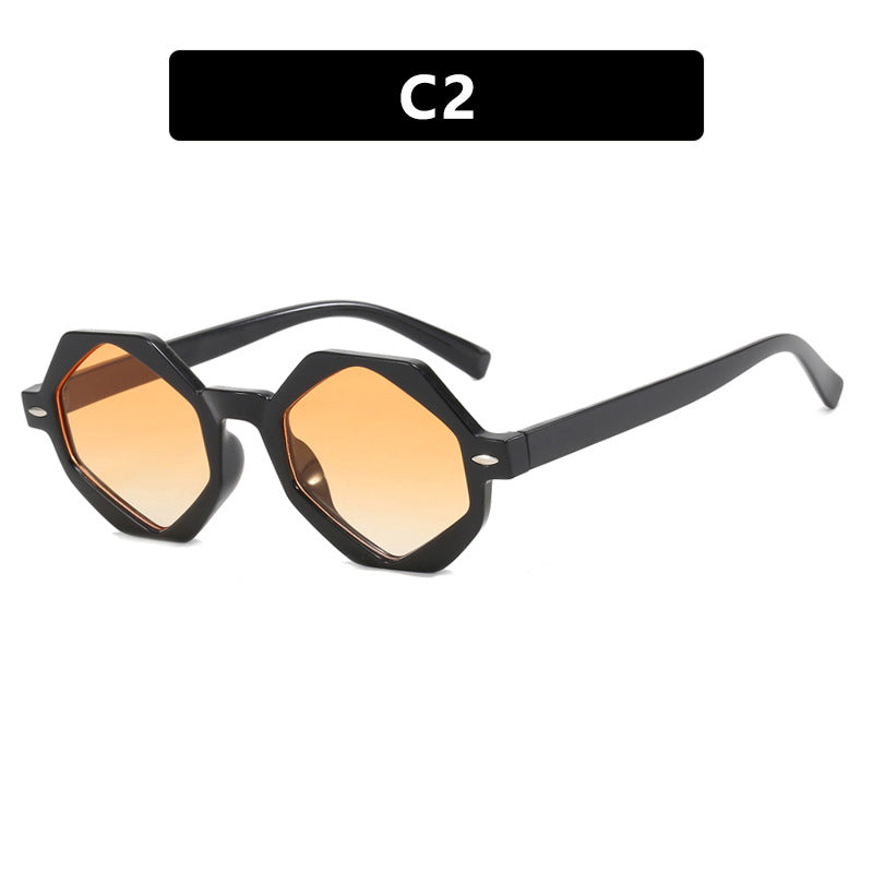Ladies trendy sunglasses in modern octagonal design Stornfield