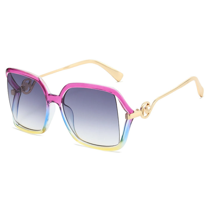 Oversized Geometric Gradient Sunglasses Stornfield