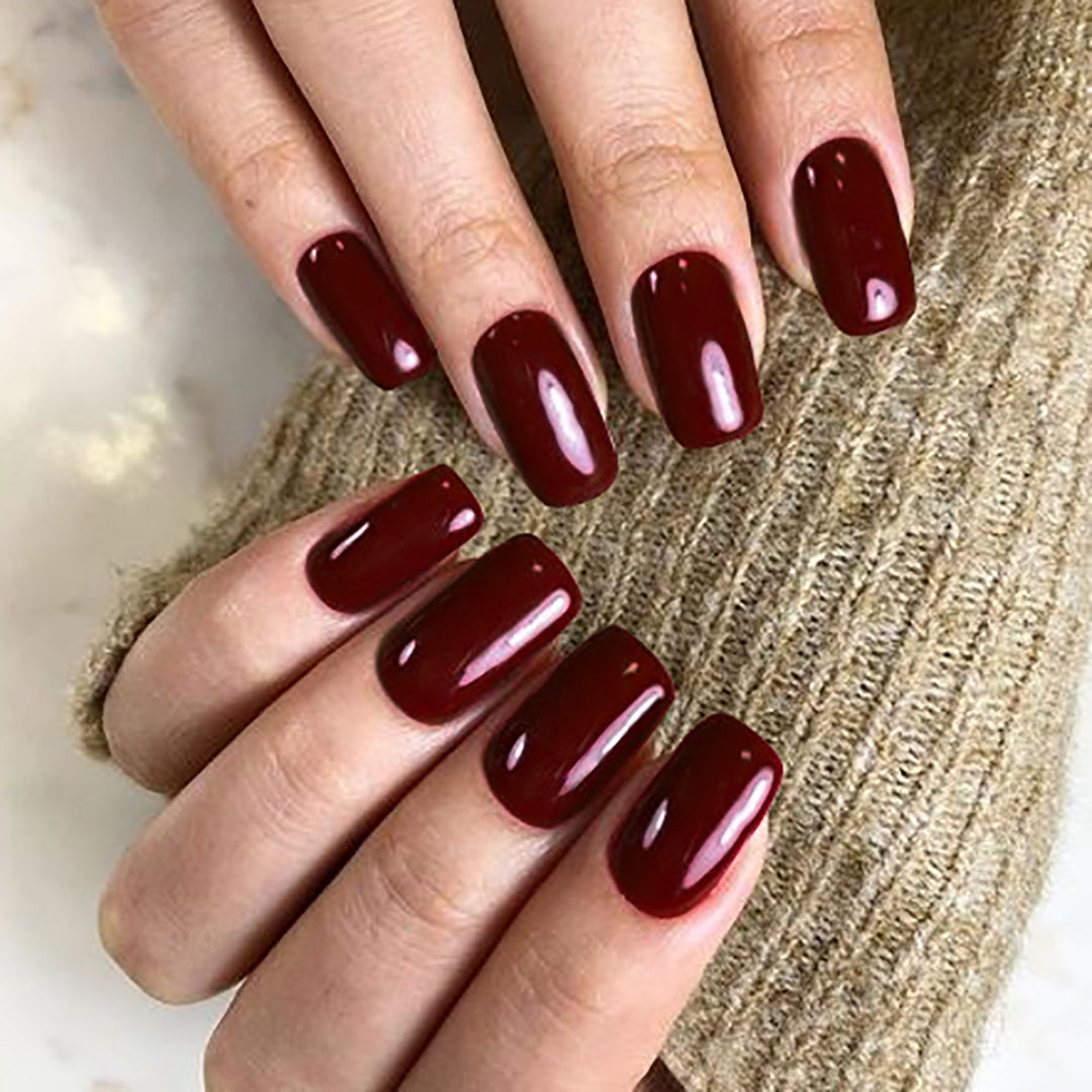 Glossy Short Ballerina Press-On Nails Stornfield