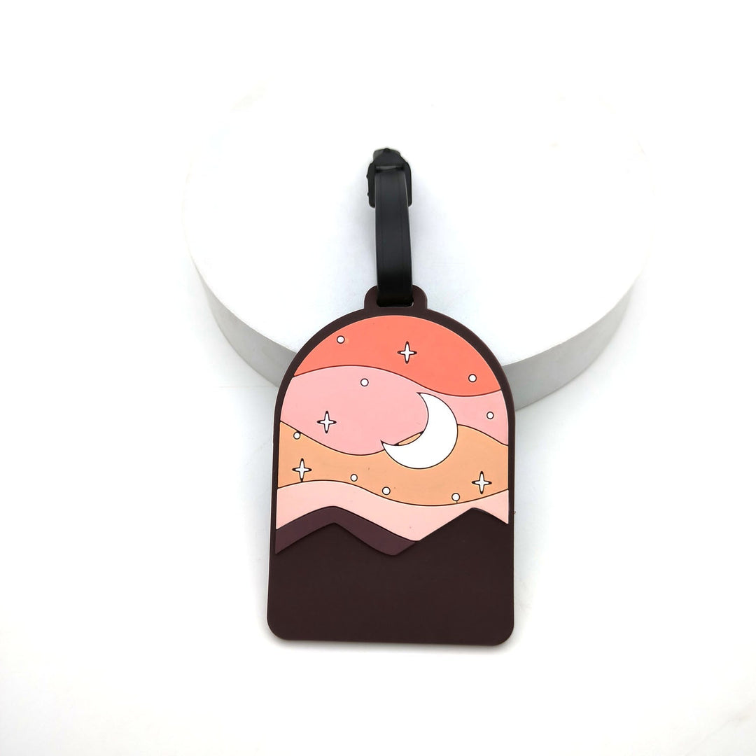 illustrated scenic silicone luggage tag Stornfield