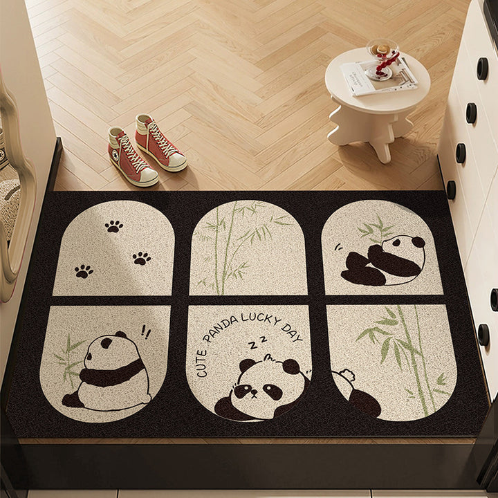 Playful Dog-Themed Decorative Entrance Rug