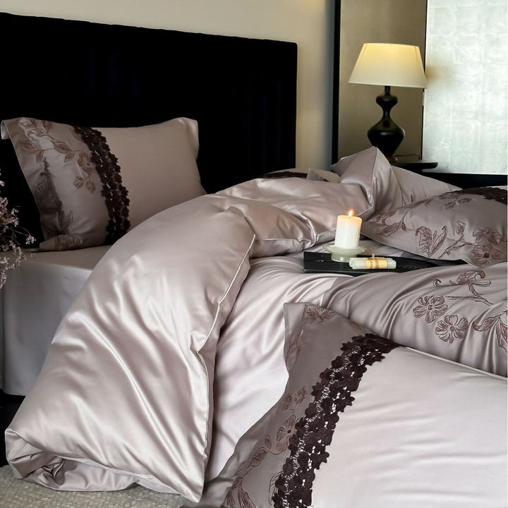 Satin bedding set