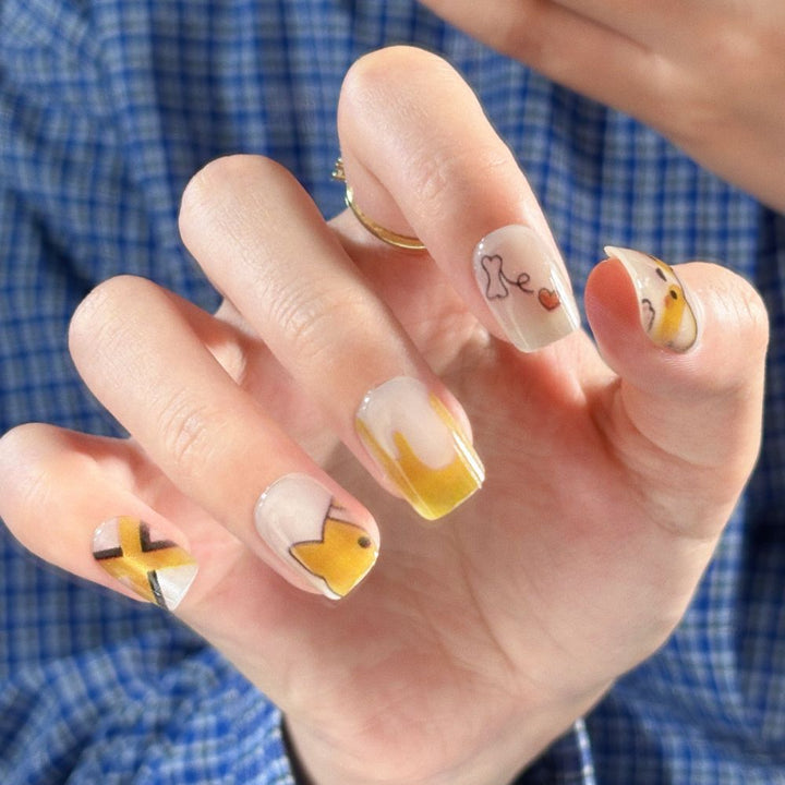 Artificial Nails in Stylish Ombre Design Stornfield