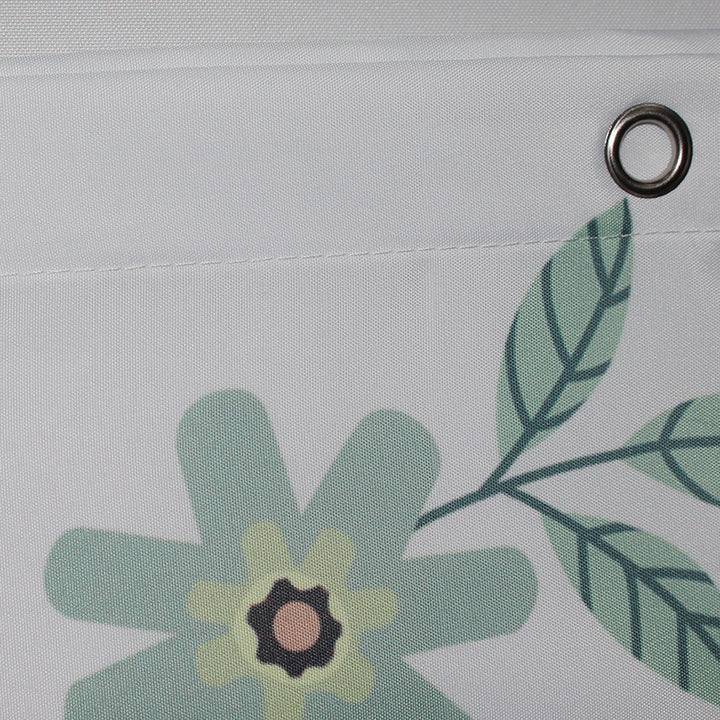Women's Vintage Floral Print Shower Curtain Stornfield