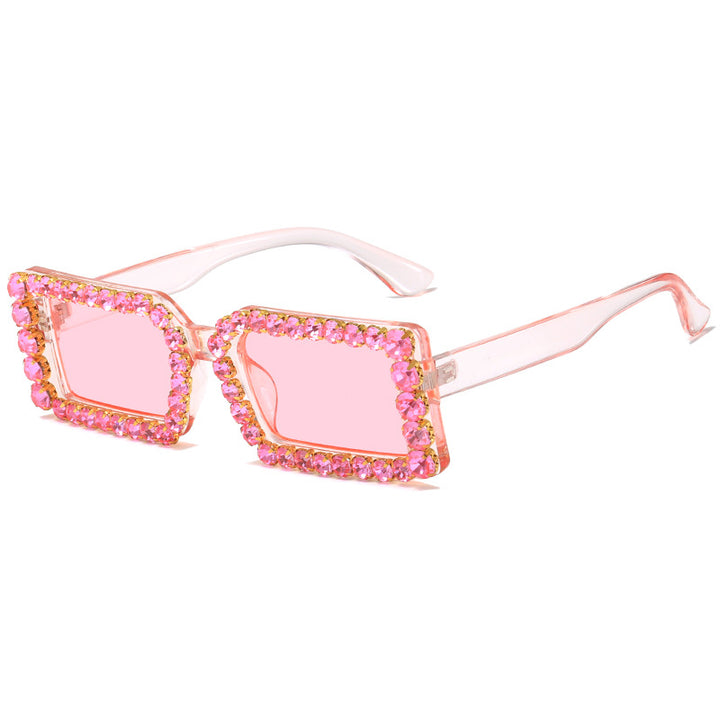 Women's fashionable sunglasses with glittering frame embellishment Stornfield
