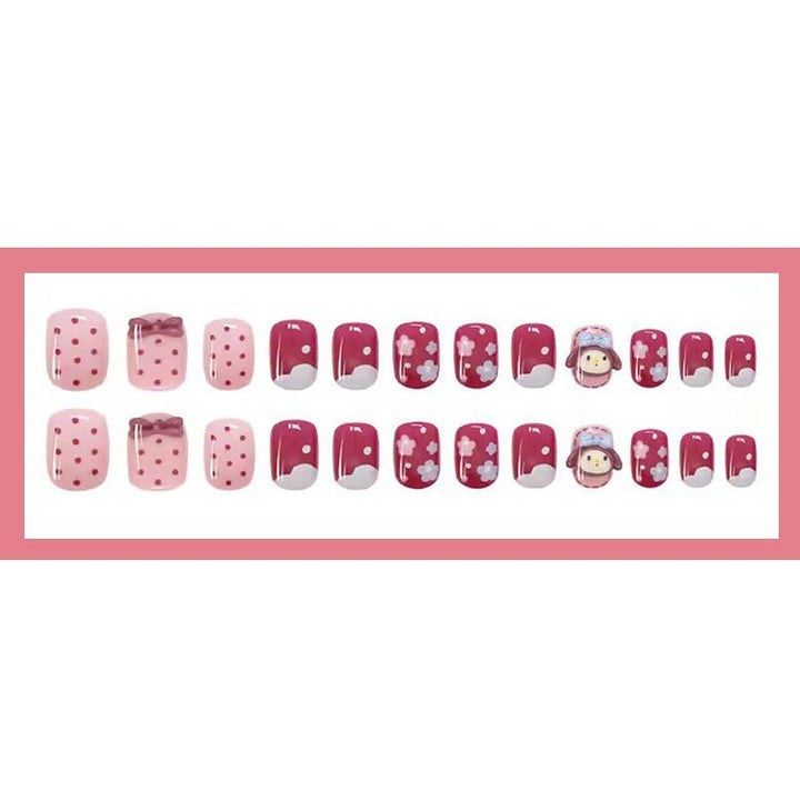 Playful artificial nails with 3D motif Stornfield