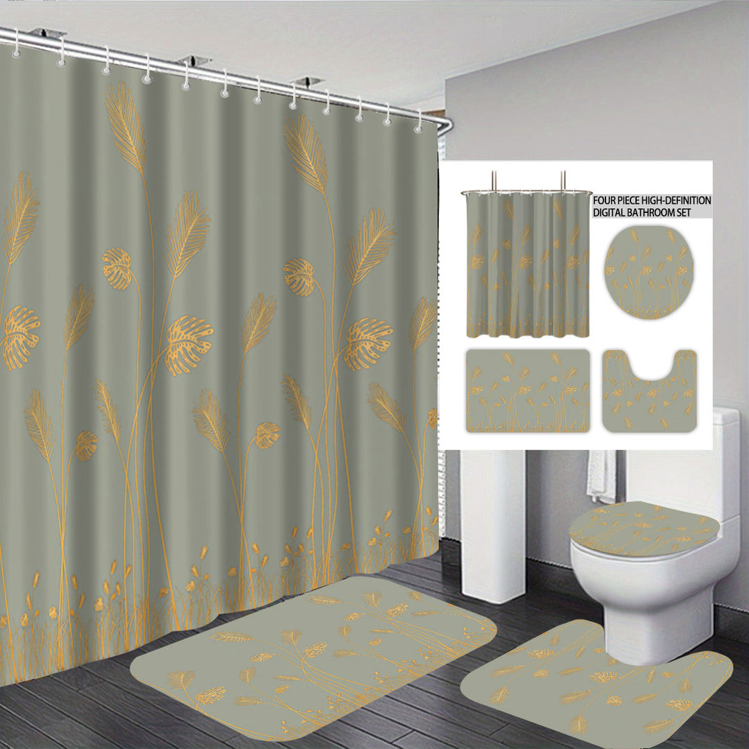 Digital Botanical Bathroom Décor Set Stornfield