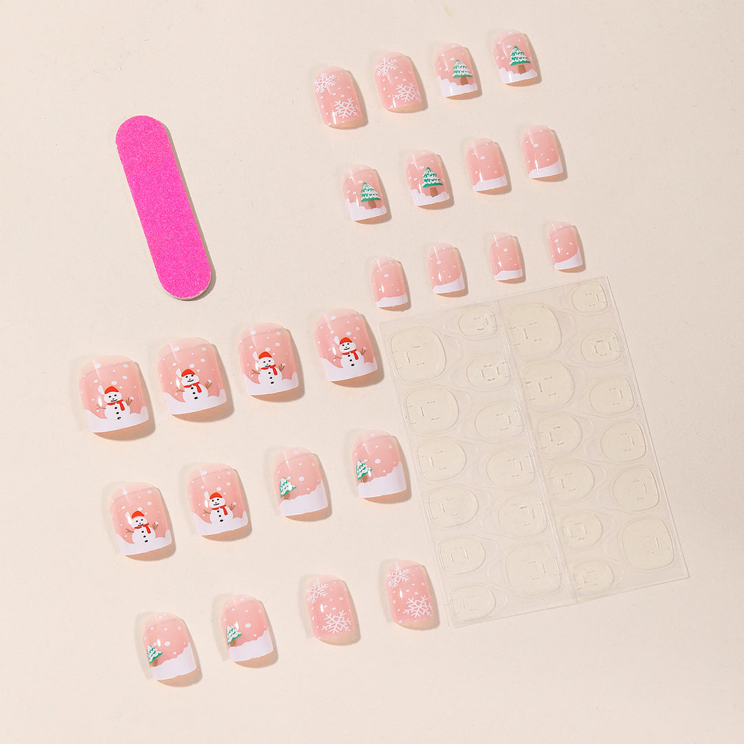 Festive Holiday-Themed Nail Art Stornfield