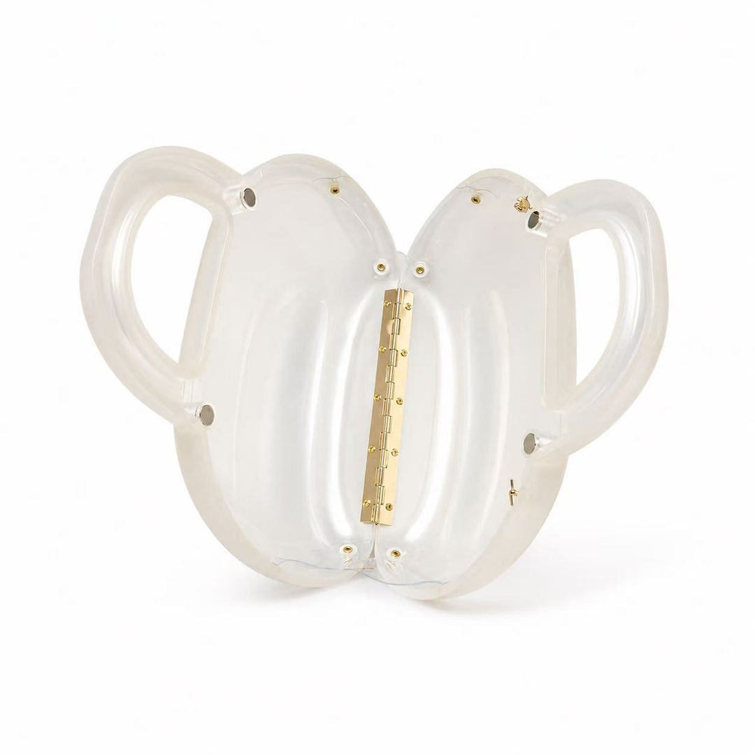 Sculpted Modern Handheld Clutch