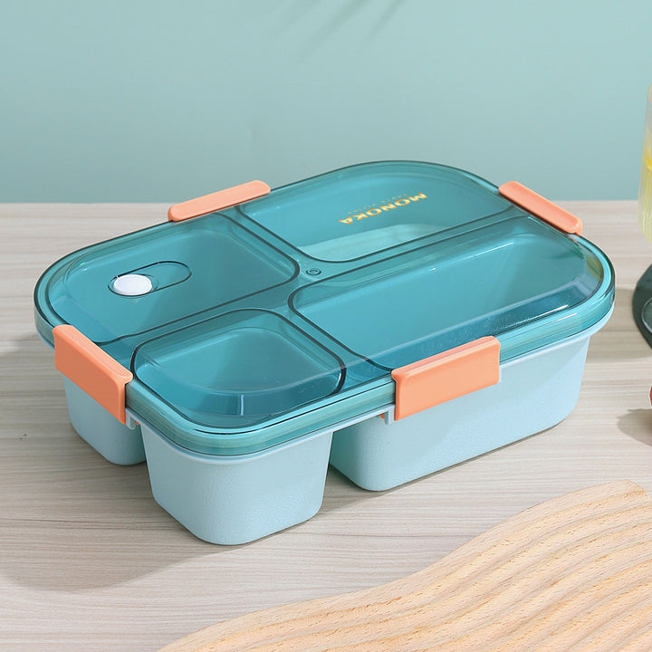 Multi-Sectional Food Storage Container with Airtight Seal