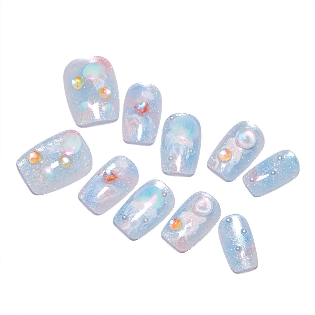 Artistic Premium Nail Extensions with Unique Artistic Accents Stornfield
