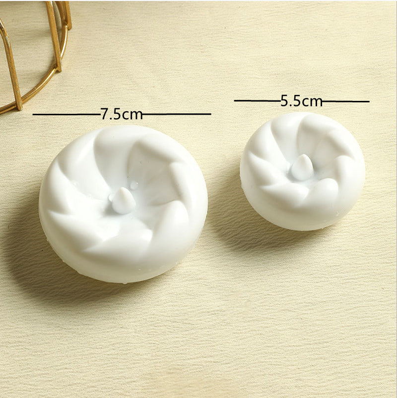 Flameless LED Floating Tea Light Candles in Clear Plastic Cups