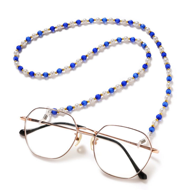 Elegant Pearl and Crystal Eyewear Chain Stornfield