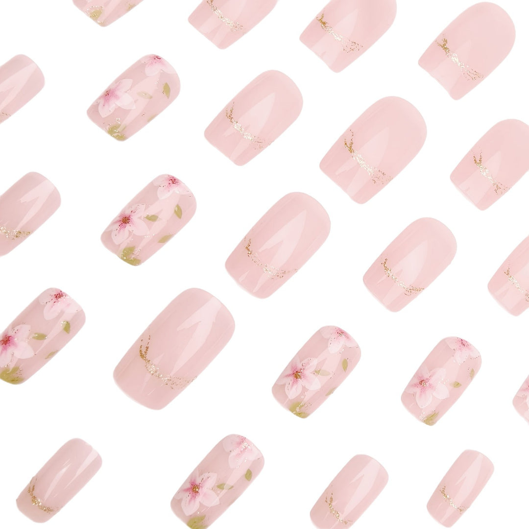 Artificial nails with delicate floral accents Stornfield