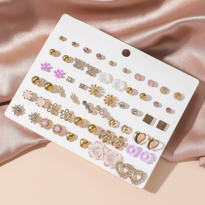Earring set with gold accents Stornfield