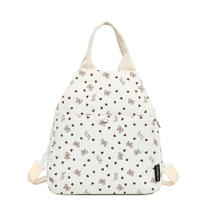 Cord Backpack with Playful Designs Stornfield