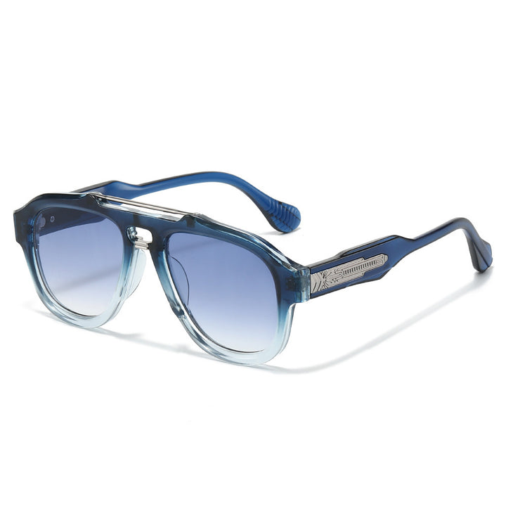 Fashion-Forward Semi-Transparent Shield Sunglasses Stornfield