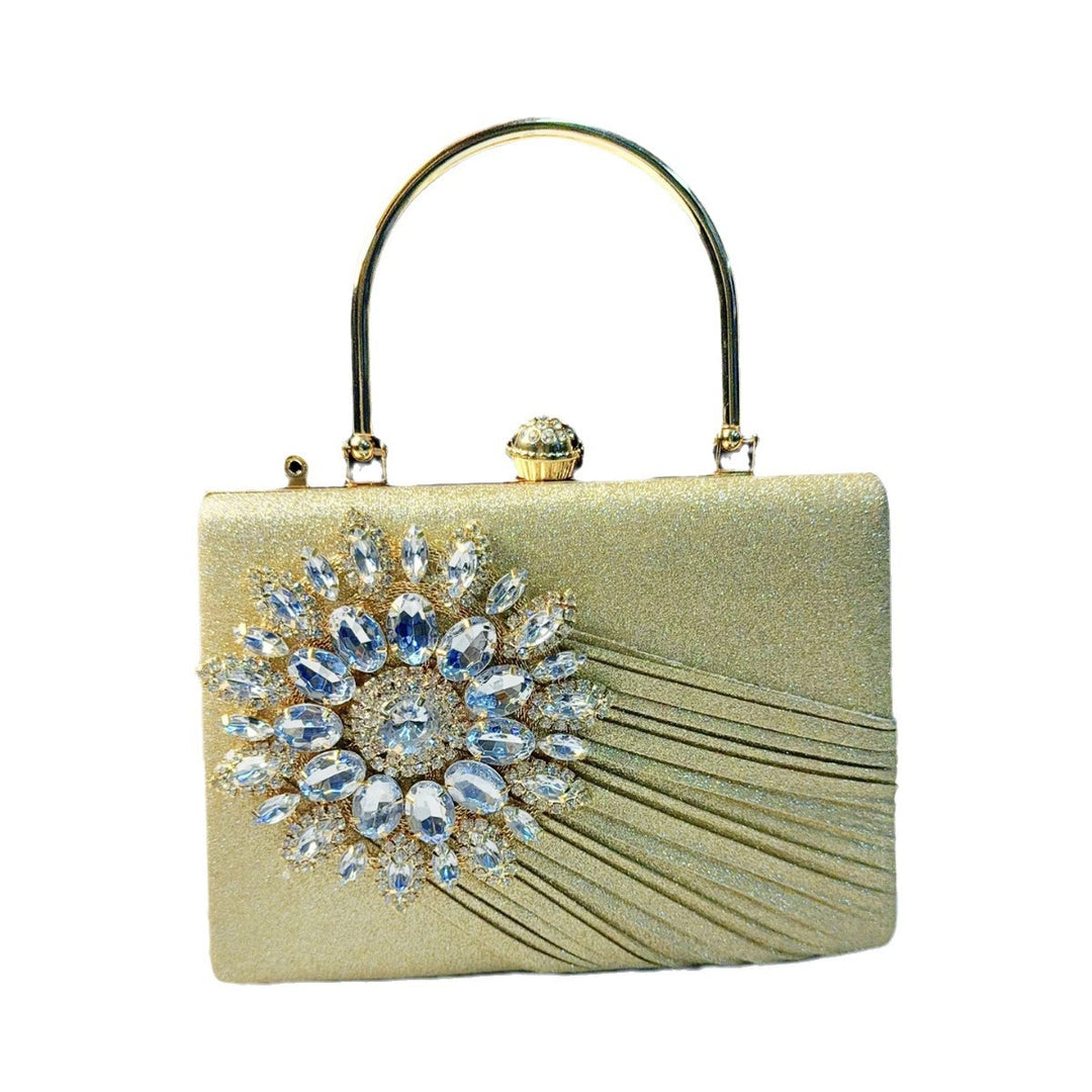 Luxurious Rhinestone-Embellished Evening Handbag