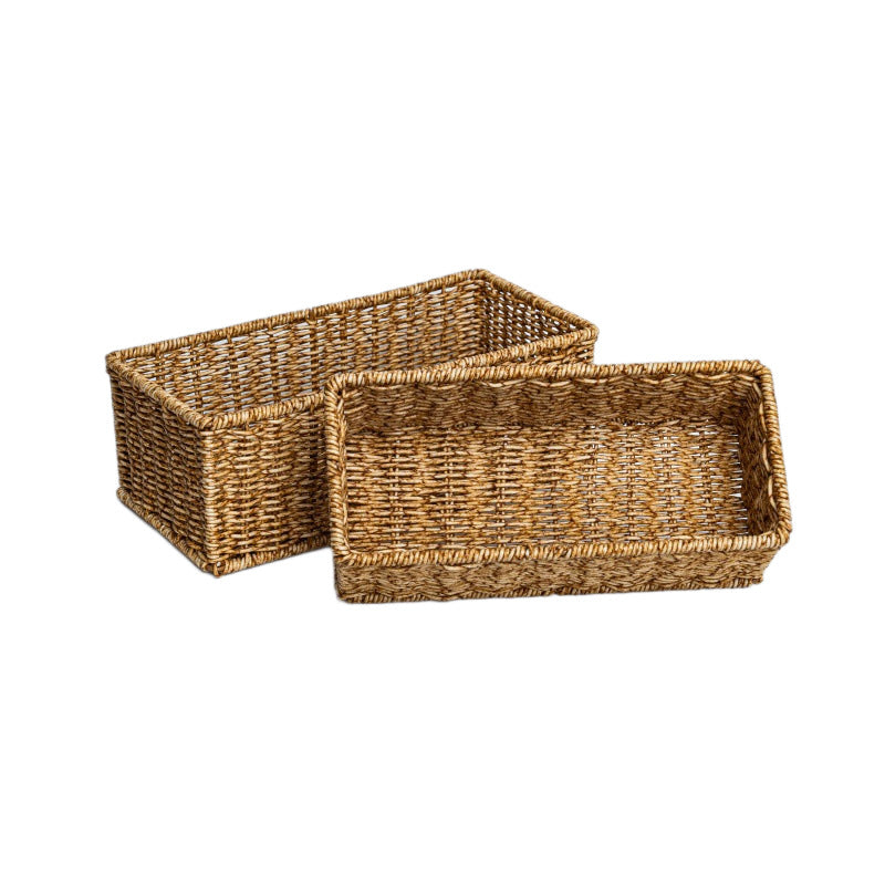 Rectangular Woven Storage Basket Stornfield
