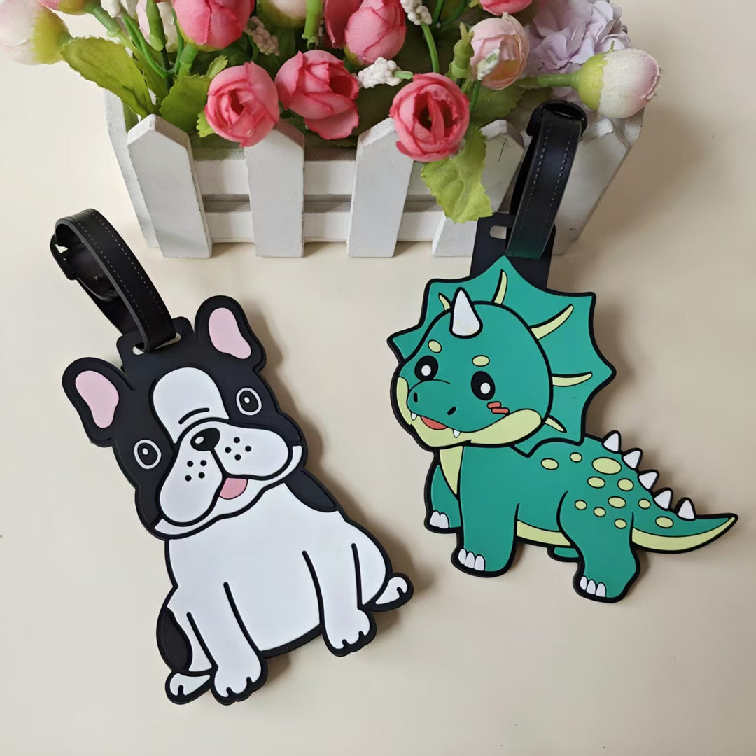 Unisex Cartoon Dog Luggage Tag Stornfield