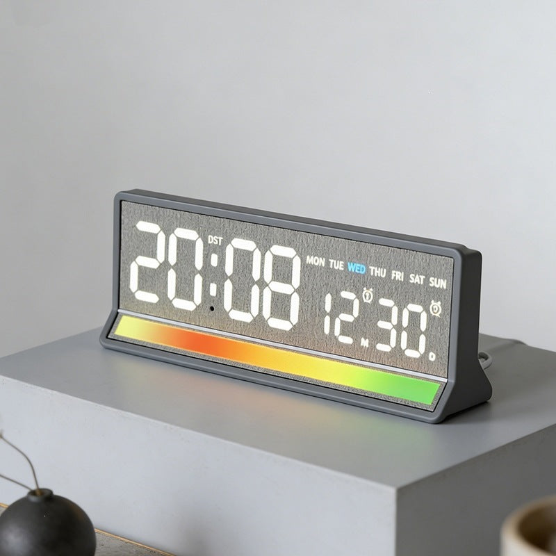 Digital alarm clock with clear LED display and date display Stornfield