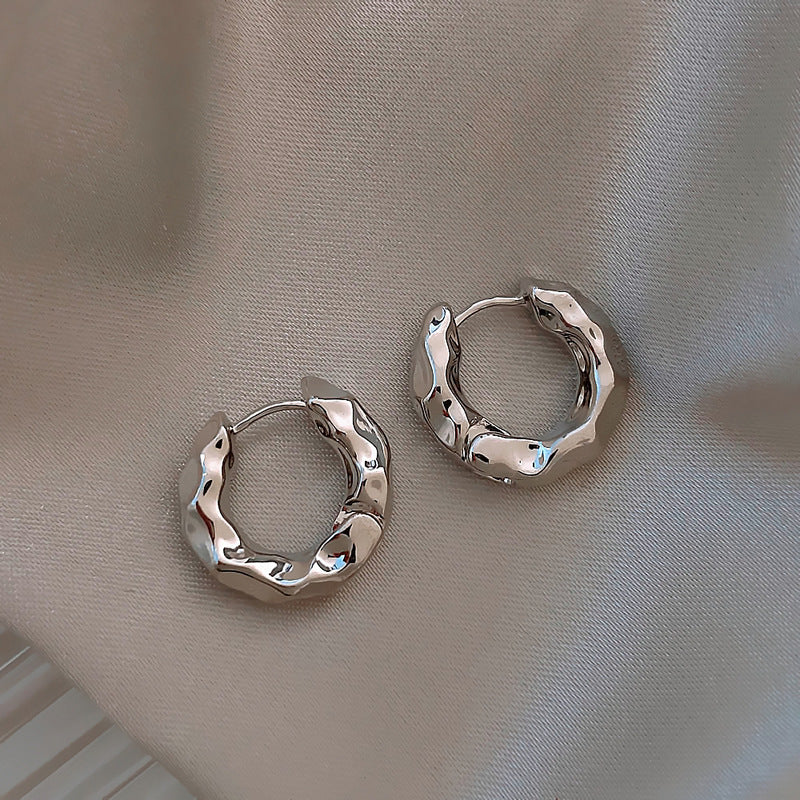 Structured Earrings Made of High-Quality Stainless Steel Stornfield