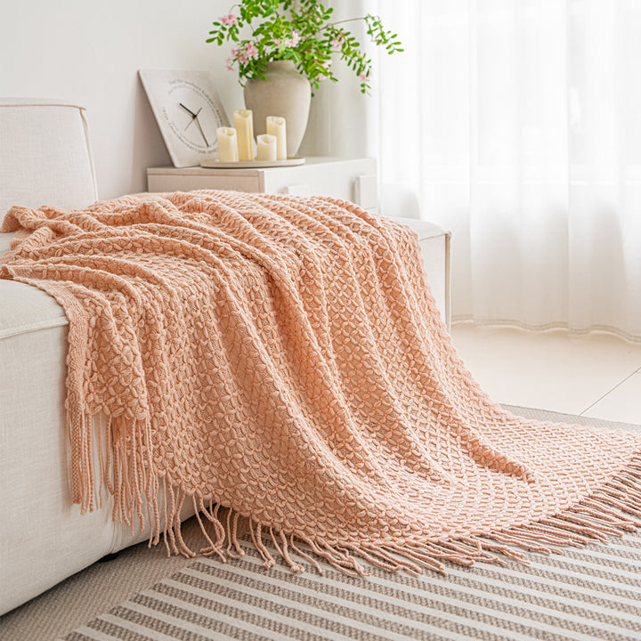 Home Decor Knit Throw Blanket