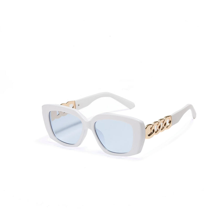 Ladies elegant square sunglasses with gold embellished frame Stornfield