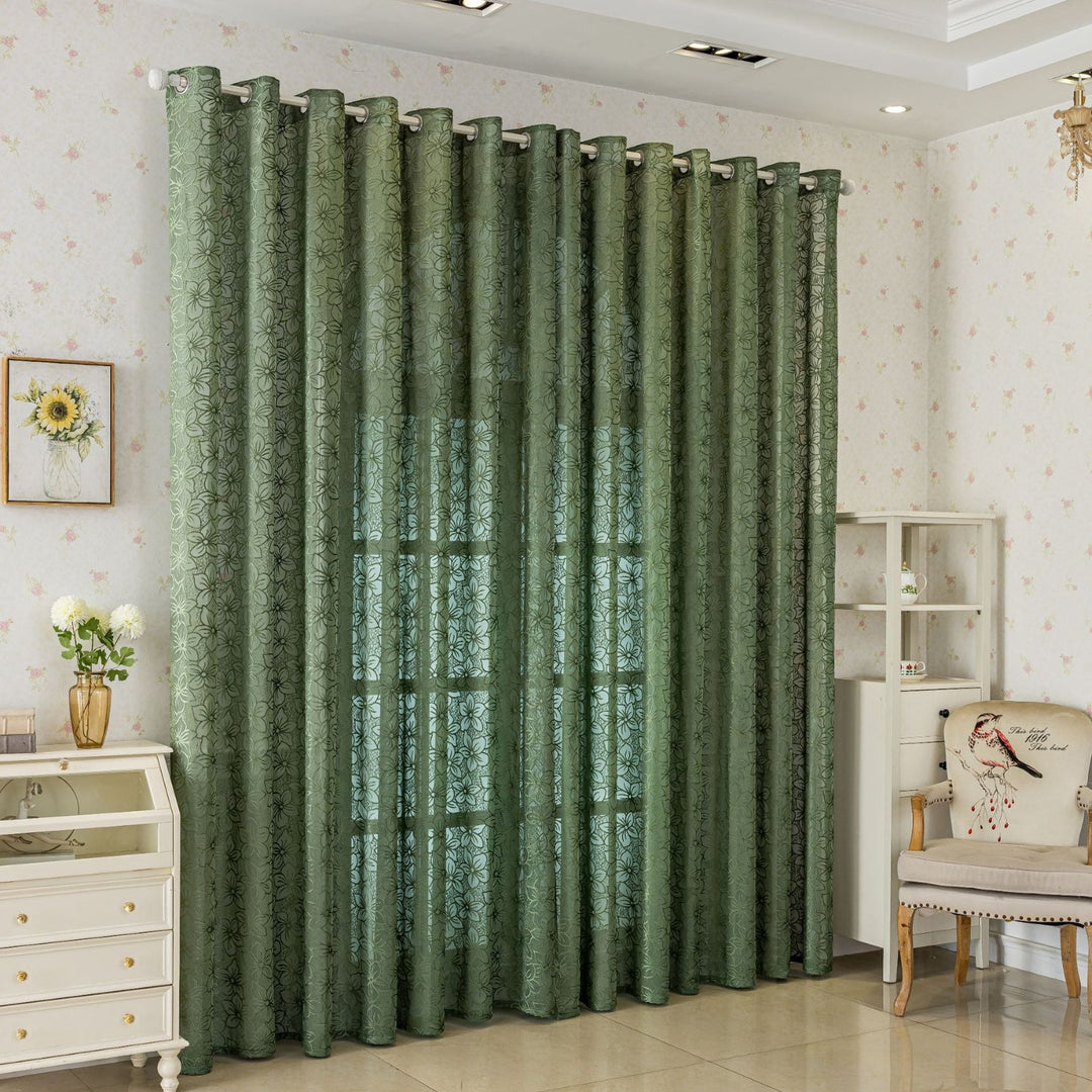 WoFloral Lace Curtain Stornfield