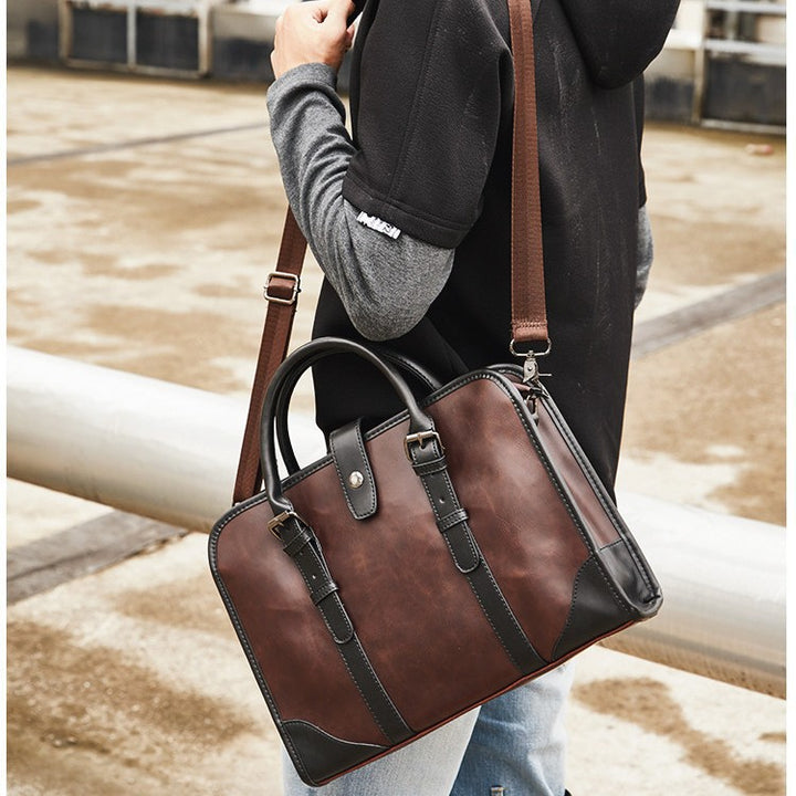 Elegant Laptop Briefcase with Versatile Compartments Stornfield