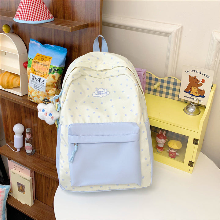 Star Patterned Casual Backpack Stornfield