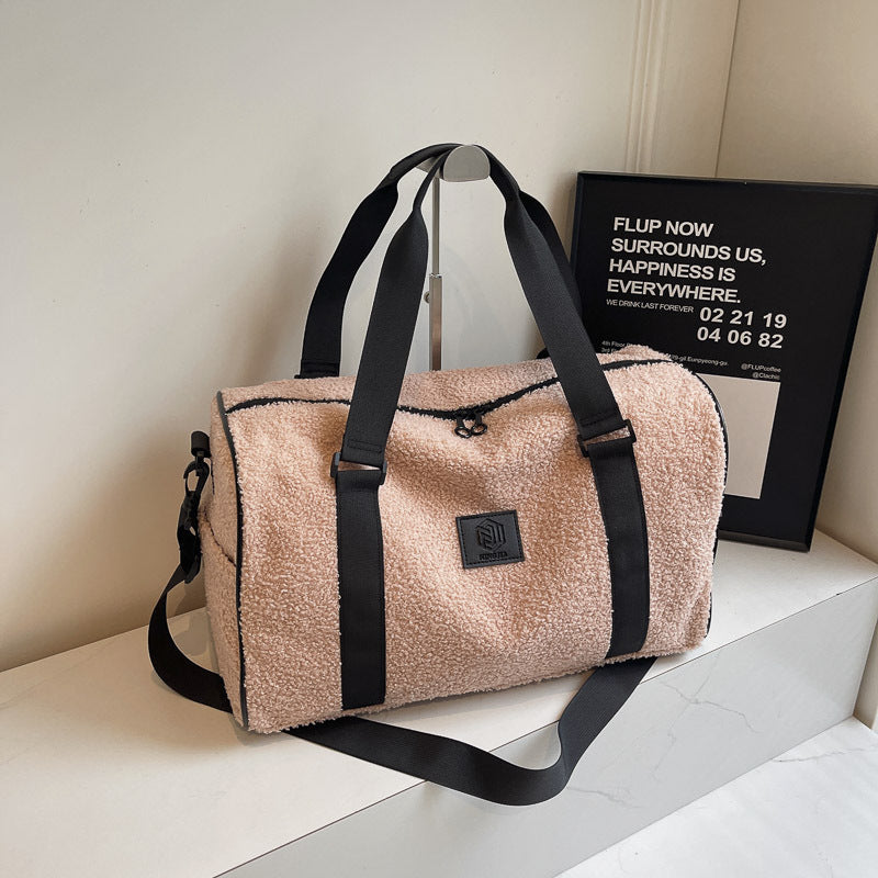 Cozy Fleece Travel Duffel Bag Stornfield