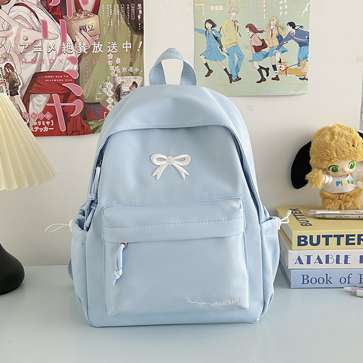 Chic Bow-Accent Backpack Stornfield