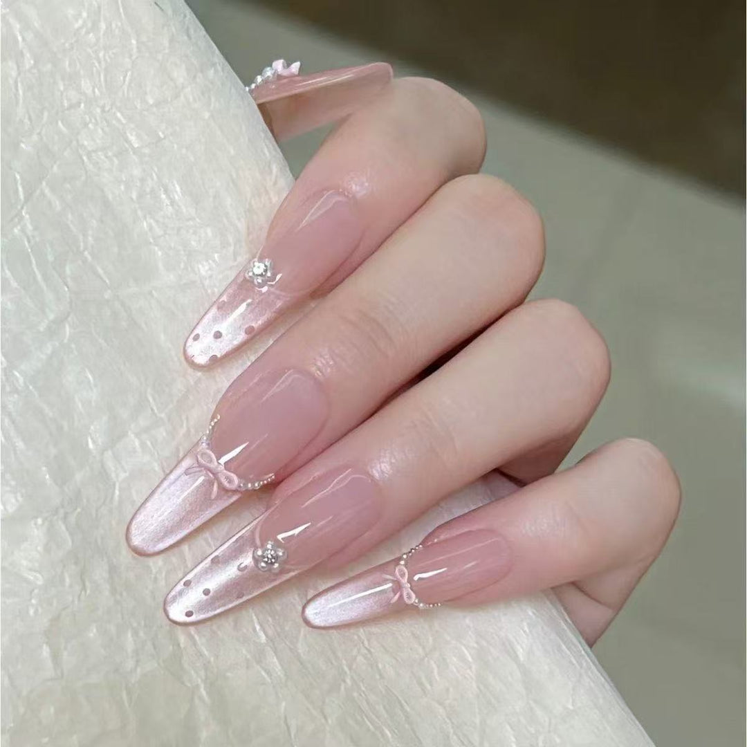 3D Embellished Press-On Nail Art Set Stornfield