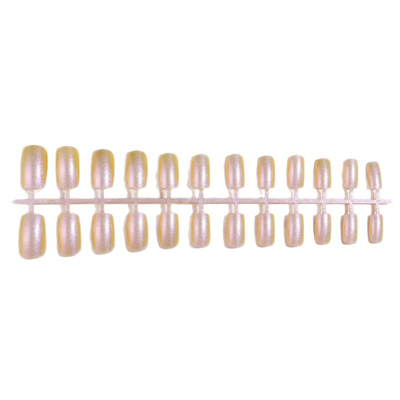 Glossy Reflective Press-On Nail Set Stornfield