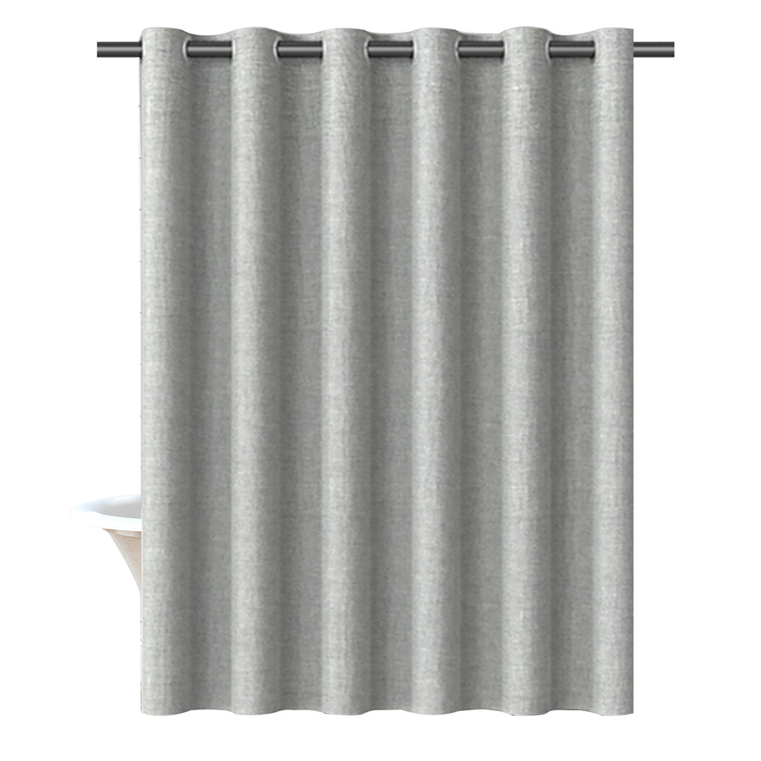 Textured Fabric Shower Curtain Stornfield 1784802088