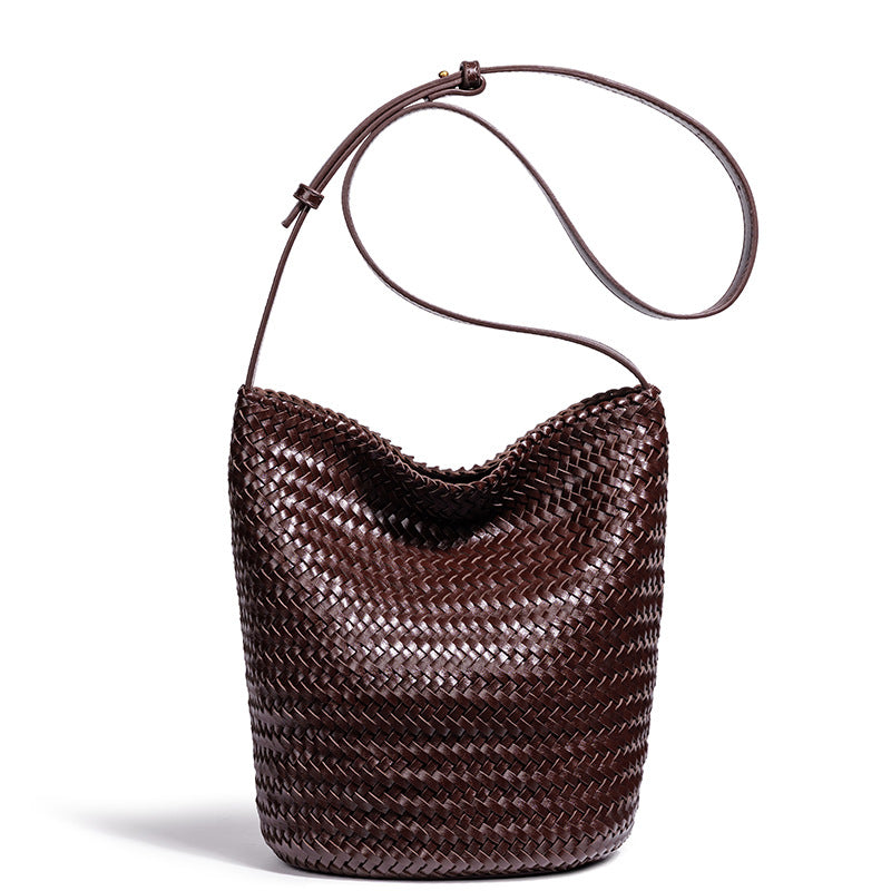 Handcrafted Woven Bucket Bag Stornfield