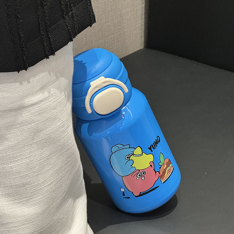 Women's Stainless Steel Water Bottle with Funny Cartoon Design Stornfield