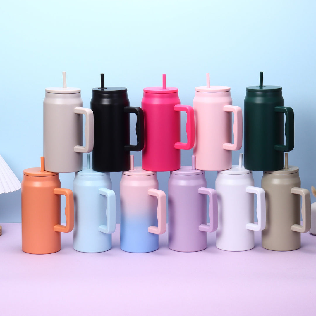 Ladies stylish insulated cup with removable straw Stornfield