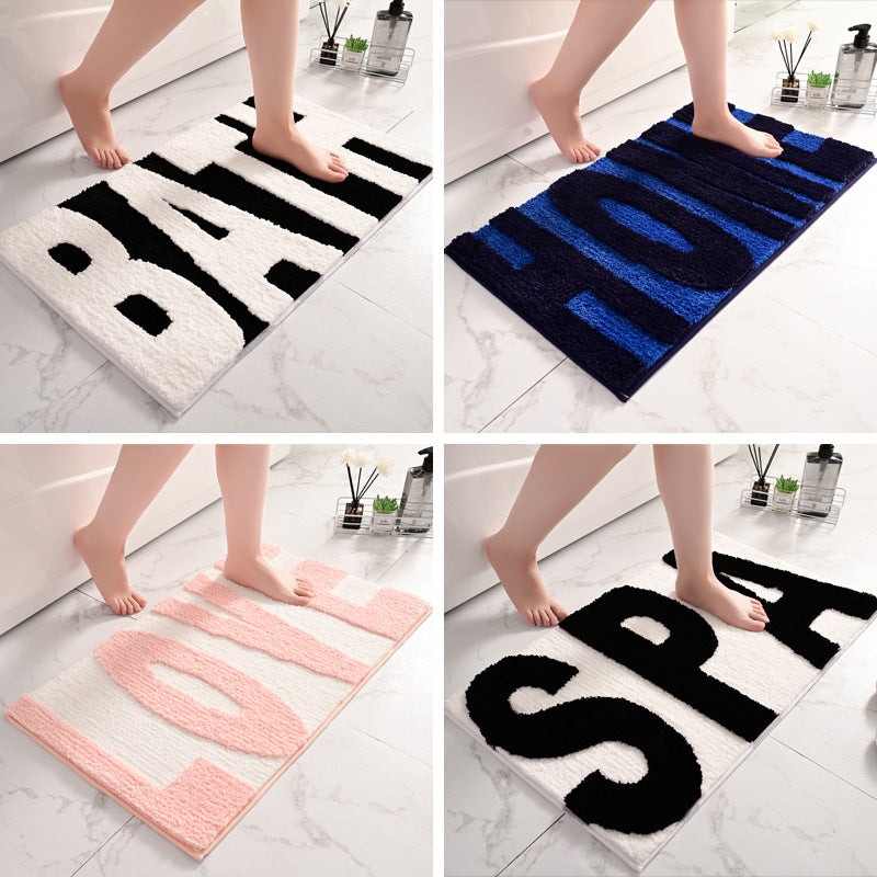 Modern Abstract Bath Mat Stornfield