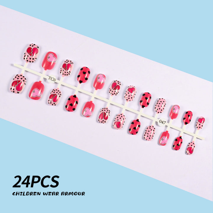 Children's Fun-Themed Press-On Nail Set Stornfield