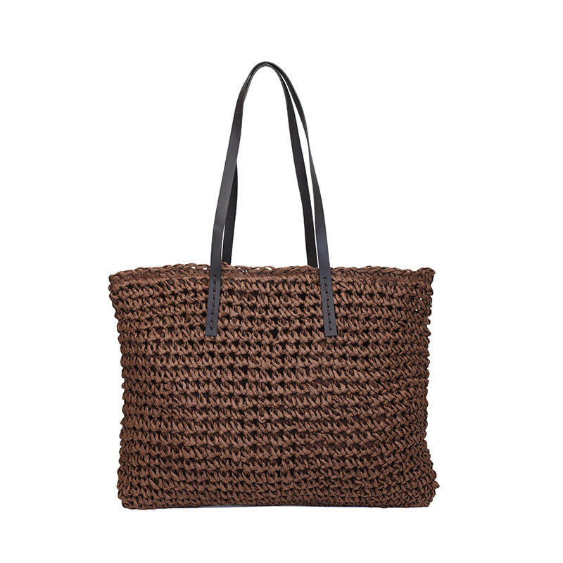 Handwoven Straw Tote Bag