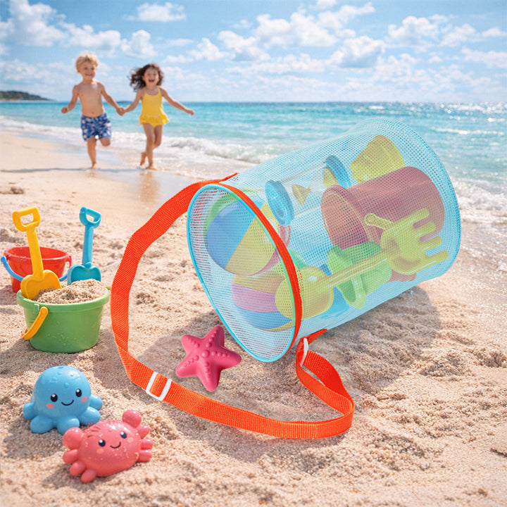 Toy storage bag with mesh design Stornfield