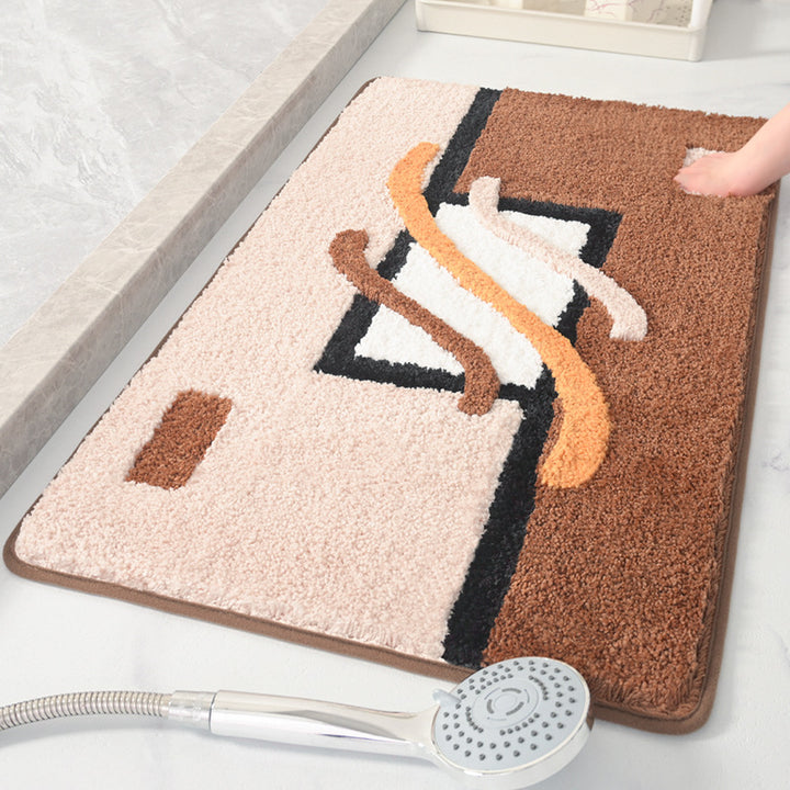 Abstract Design Bath Rug