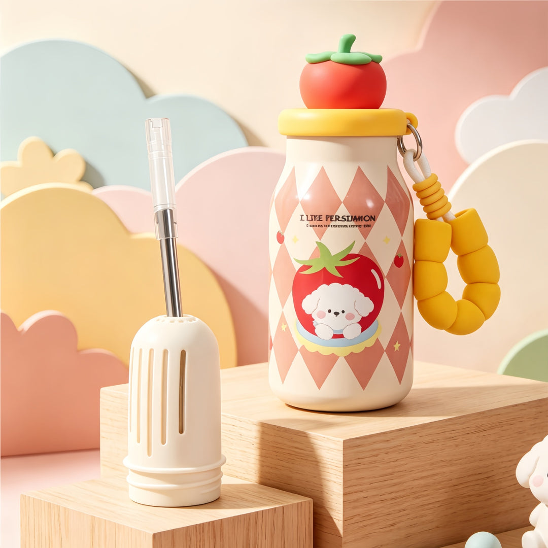 Women’s insulated bottle with practical carrying handle and playful bunny design Stornfield